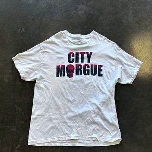 Vlone X city morgue dog tee